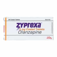 Zyprexa 5 mg Tablet 28 Tablets